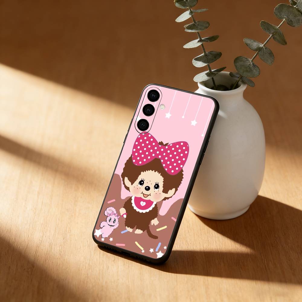 Cartoon M-Monchhichis Phone Case For Samsung Galaxy A20,21s,22,31,32,52,53,72,73,80,91 Soft Black Shell