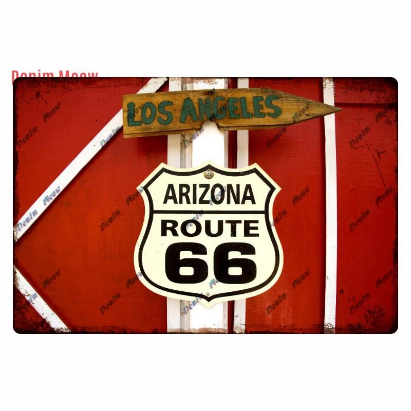 Vintage Metal Sign Plate, Garage Wall Decor, Man Cave, Gas Station Printing, Home Decor, Bar, Pub, Club, Retro, Route 66, WY1