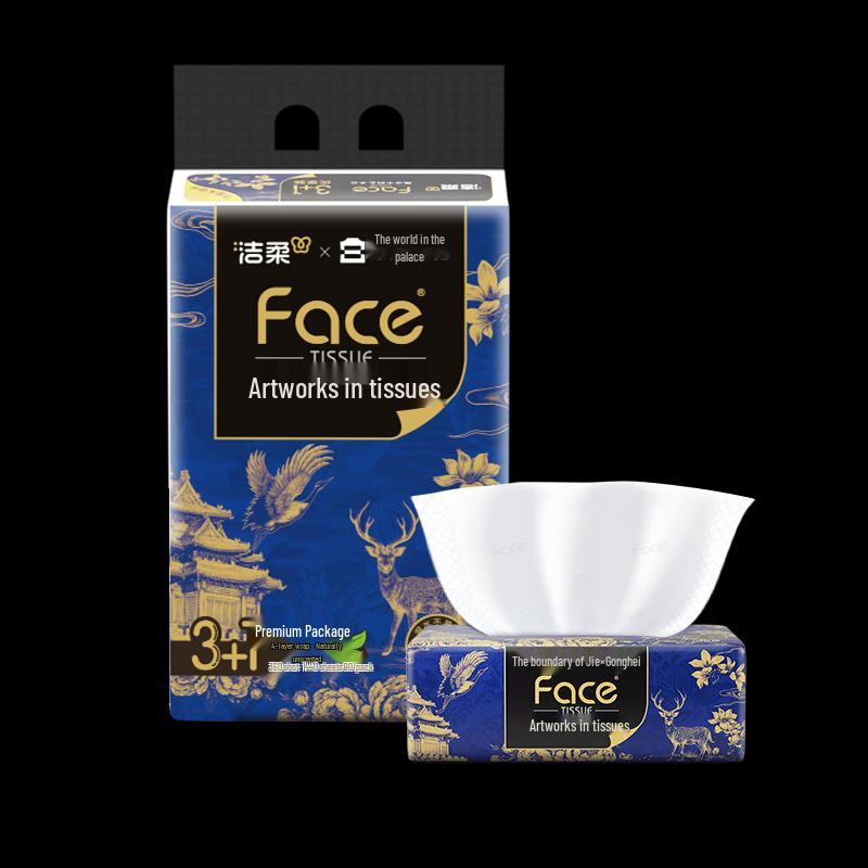 Jierou Art Oil Painting x Palace World 4-Ply Facial Tissues