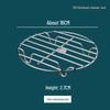 316 Stainless Steel Short-Leg Steaming Rack for Pressure Cookers - Ideal for Rice, Eggs, and Vegetables