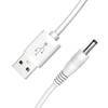 USB To DC 3.5mm Charging Cable for Electric Toothbrush, Speaker, Fan, and Cleansing Device