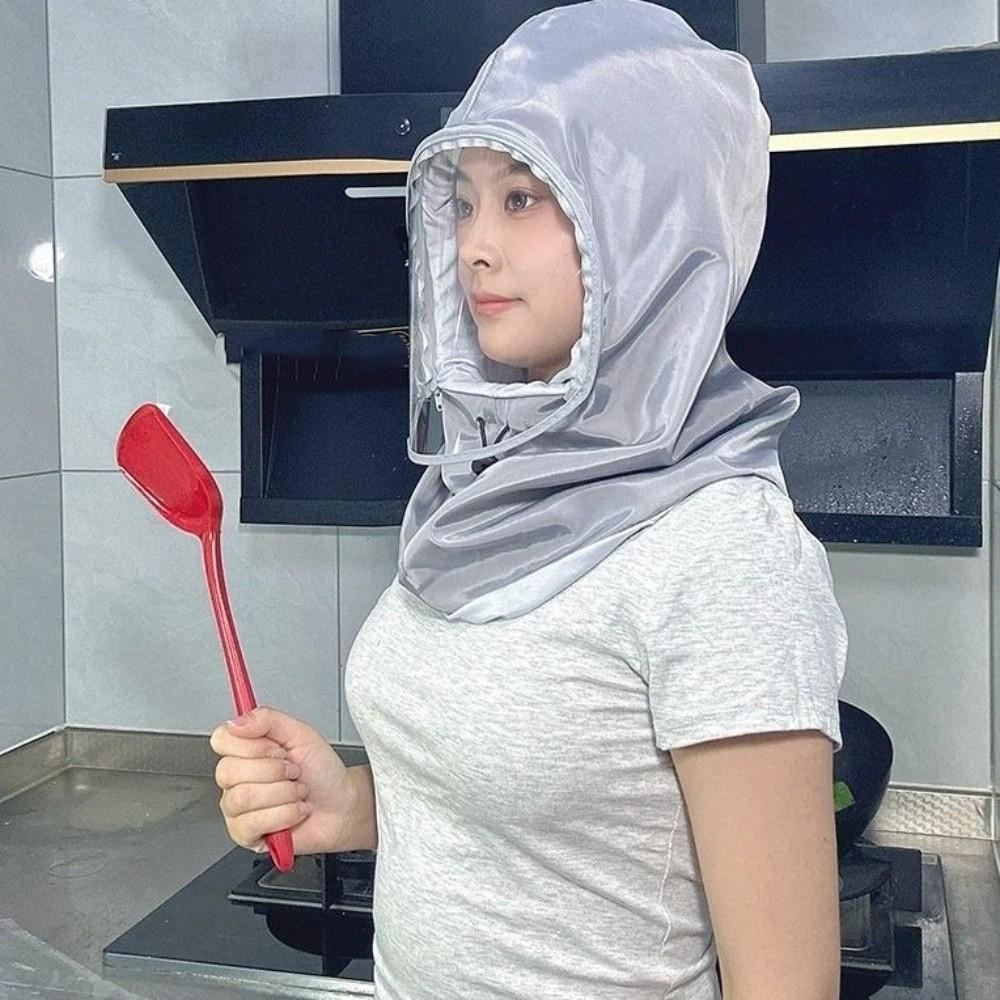 Splash Resistant Kitchen Face Shield Saliva-Proof Kitchen Hat Full Face Mask Kitchen Cooking