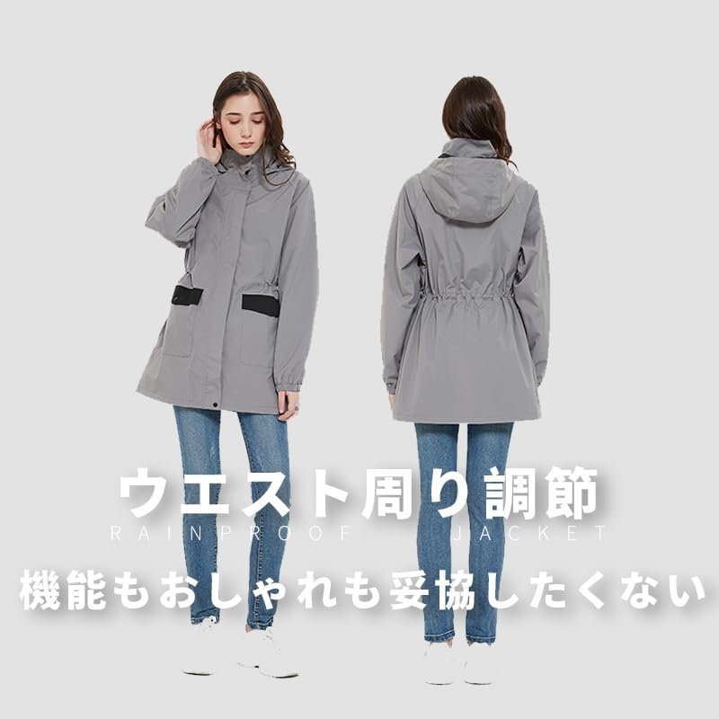 Breathable Mountain Outdoor Typhoon and Rainy Season Women's Raincoat, Windbreaker, Lightweight, Waterproof, Parka, Women's, Hiking, Rainwear, Golf,