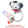 Outdoor Mini Portable Folding Heater Camping Lotus Burner Kitchen Cooker Heating Foldable Furance Head Card Gas Stove Wind Proof
