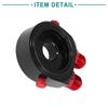 ACROPIX Filter Sandwich Plate Thermostat Adapter AN10 Fitting Cooler 3/4-16 UNF Black Red 1pcs
