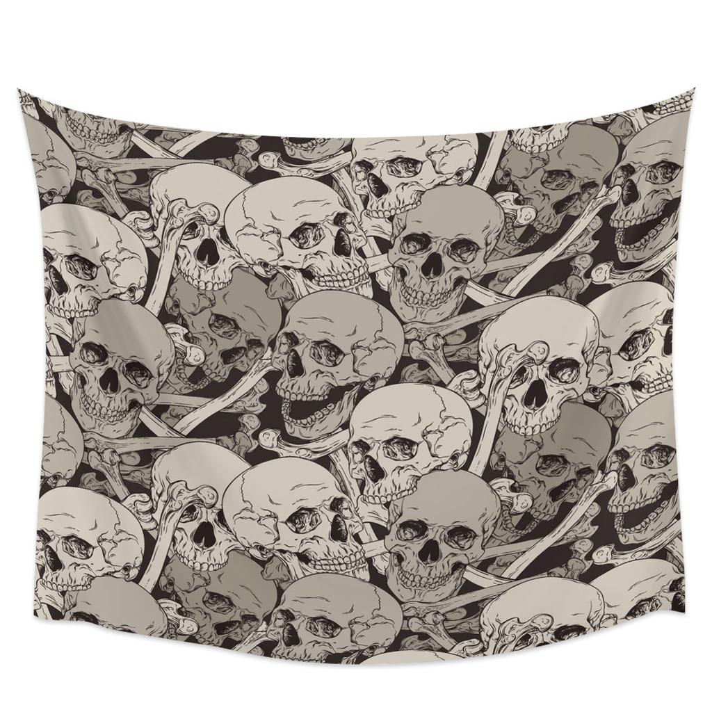 Halloween-Horror-Nächte-Wandteppich, Wandbehang, Hippie-Wandteppich, Heimdekoration, Wohnzimmer, Schlafzimmer, Wanddekoration, Hintergrundstoff