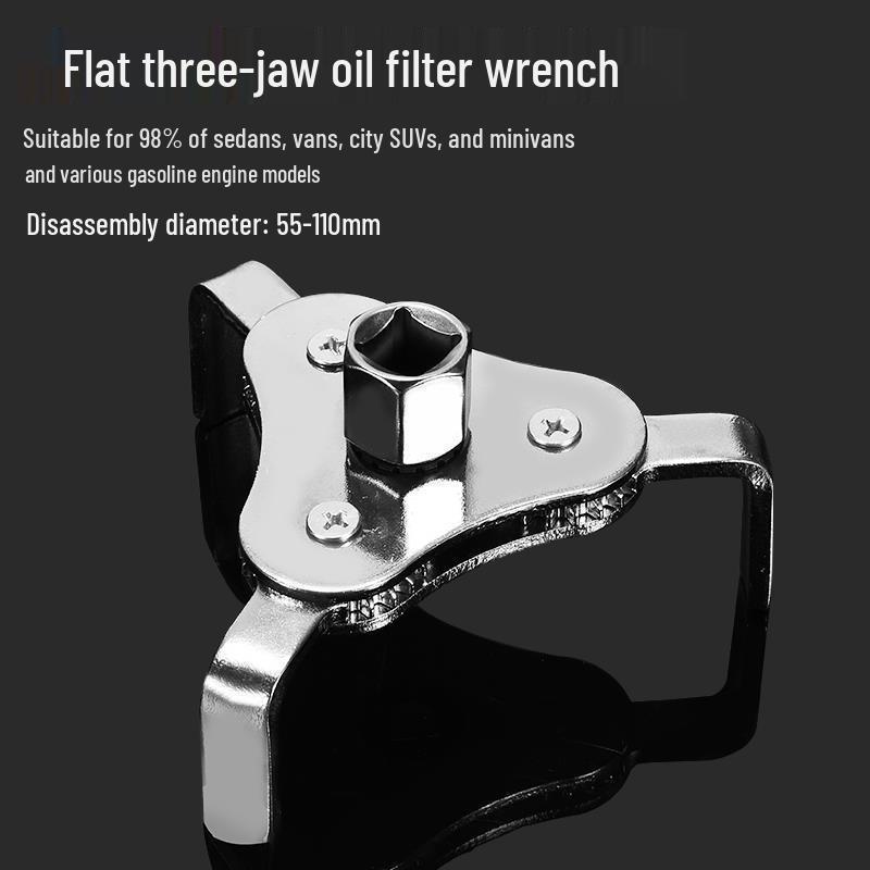 Uniwersalny klucz do filtrów oleju typu szczękowego do wykręcania i demontażu
