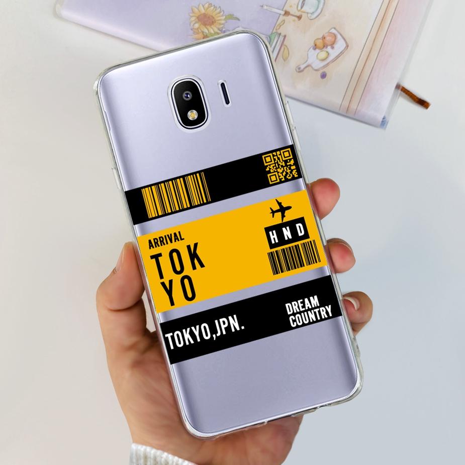For Samsung Galaxy J4 2018 Case SM-J400F Luxury Clear Silicone Soft TPU Phone Case For Samsung J4 Plus J4+ J415F Back Cover Capa