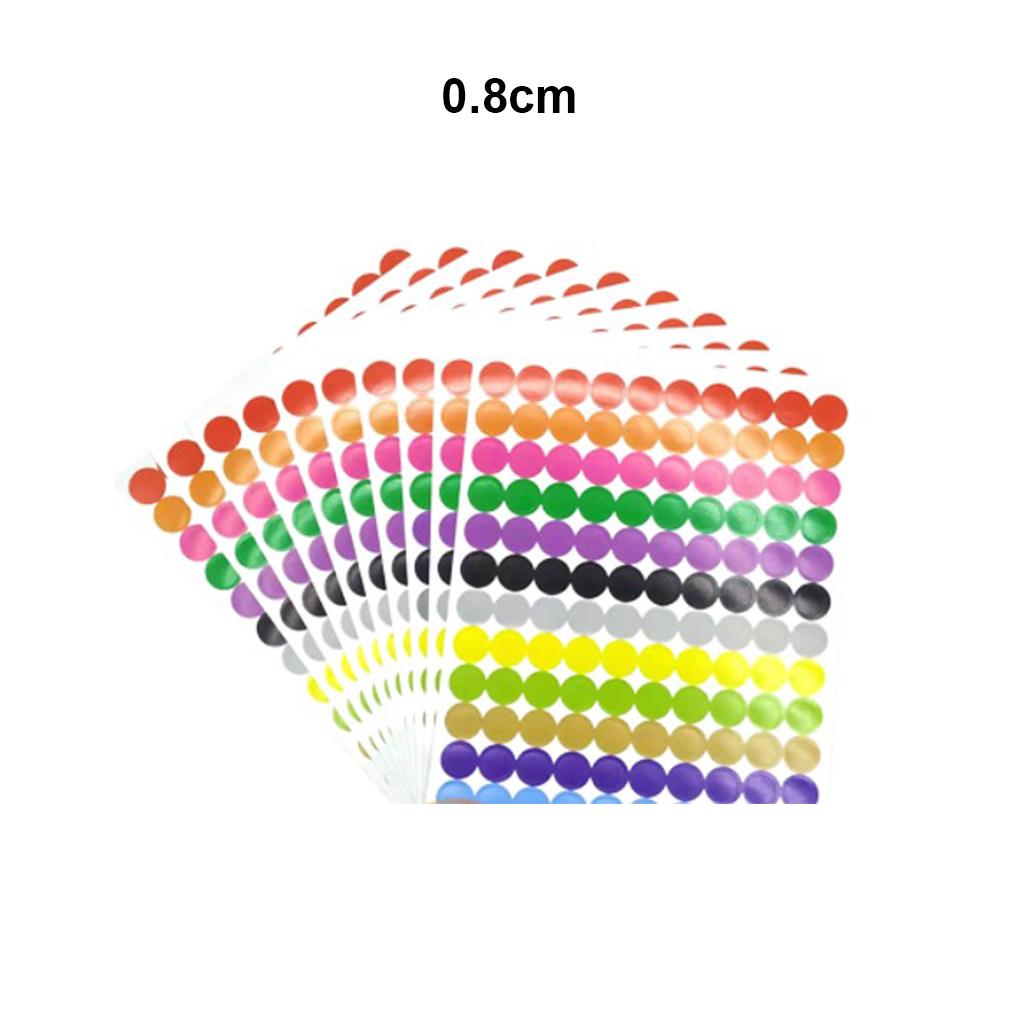 Dots Marker Portable Paste Lightweight Self-adhesive Dot Sticker Round Circles Waterproof Sealing Stickers for Children