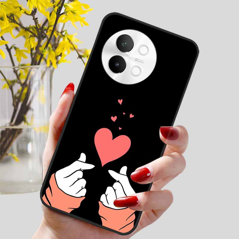 For Vivo V40 Lite 5G Case Fashion Soft Silicone Lovely Phone Cover for Vivo V 40 Lite V40Lite 5G Protect Back Cover TPU Coques