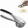 Garlic Press, Stainless Steel Garlic Press, Professional Garlic Press, Dishwasher Safe, Garlic Press with Non-slip Handle