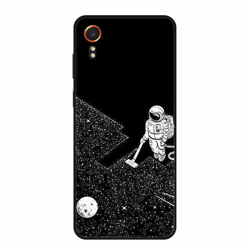 For Samsung Galaxy Xcover7 Case Black Silicone Soft Back Cover Case For Samsung Xcover 7 Phone Case Cover X Cover 7 6.6" Funda