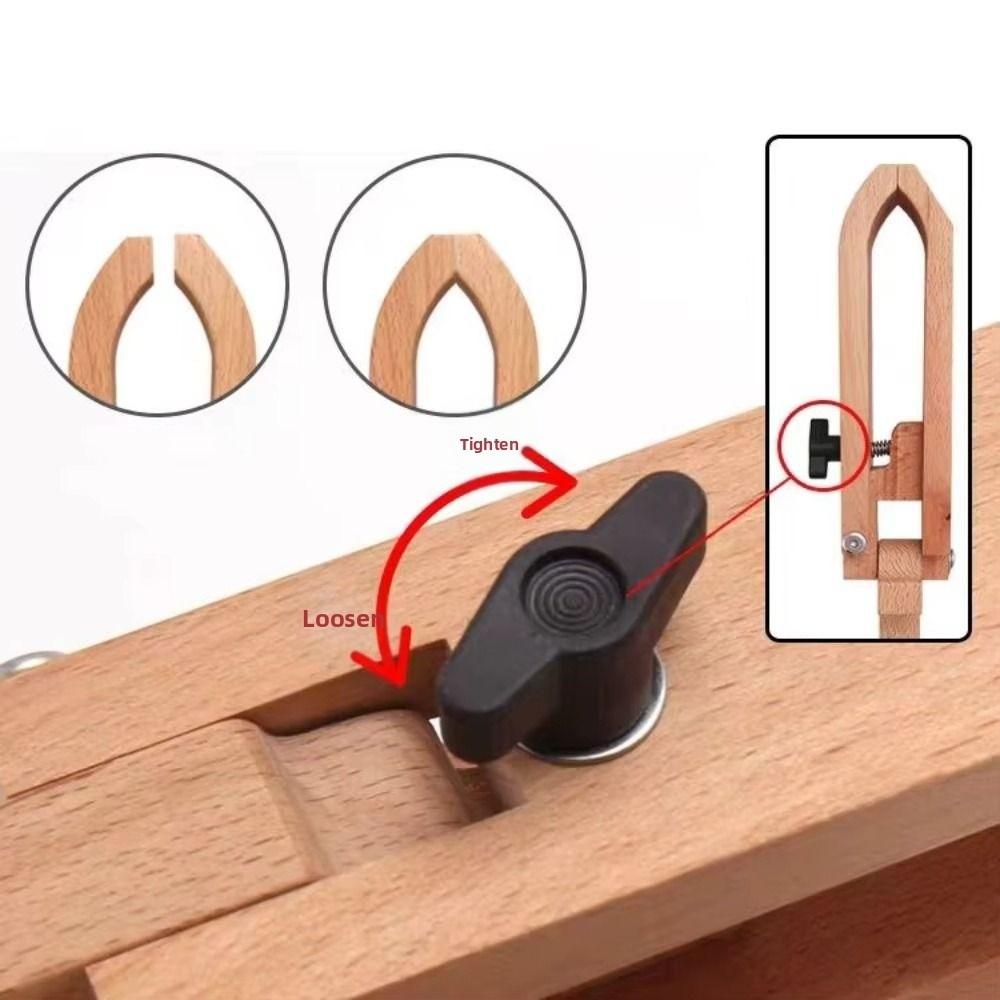 Hand Stitching Foldable Wooden Clamp Adjustable Leather Tool Wood Sewing Clip  DIY Tools