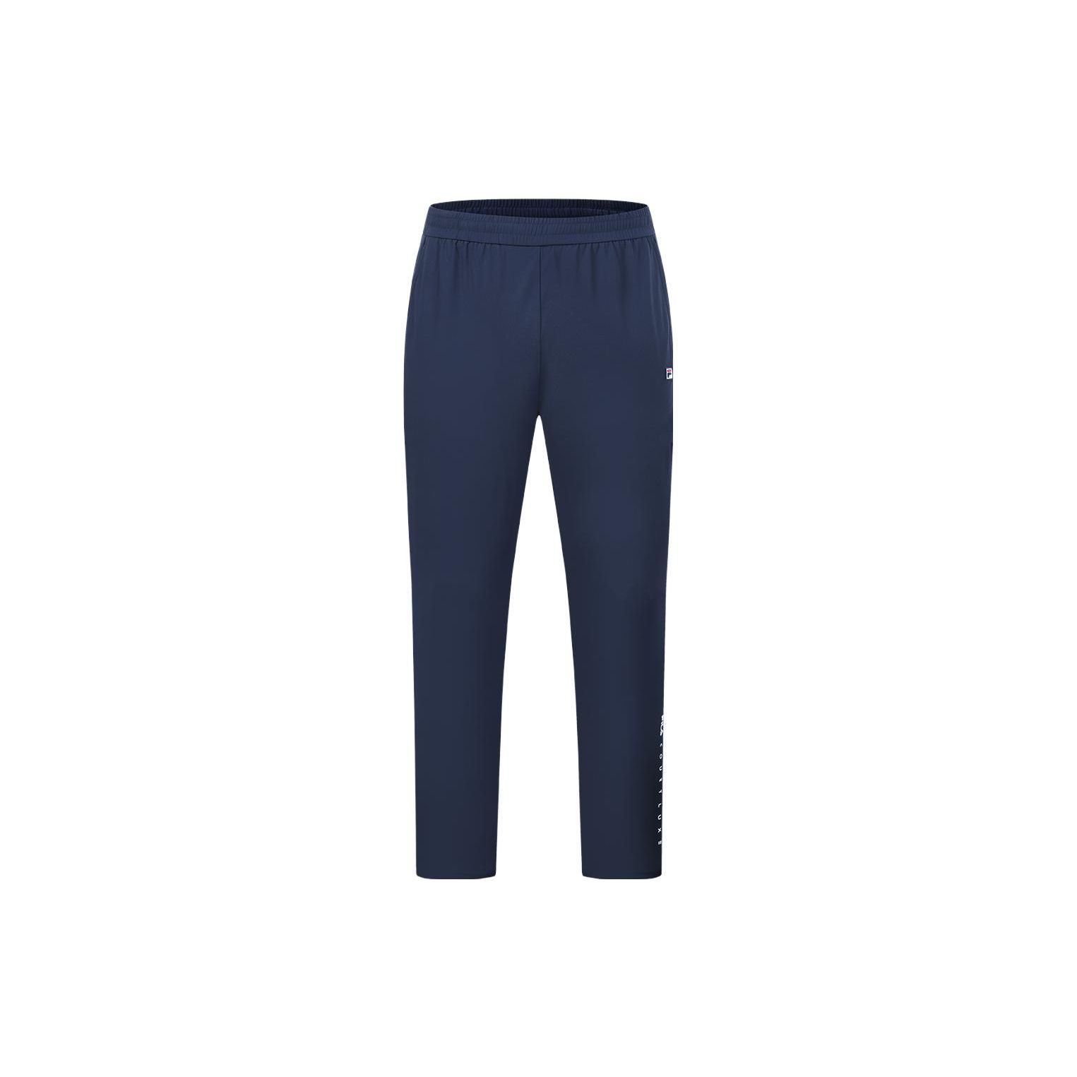 

FILA Solid Color Tennis Knit Straight Leg Sports Pants Men bottoms Royal-Blue A11M333601FNV XXXL