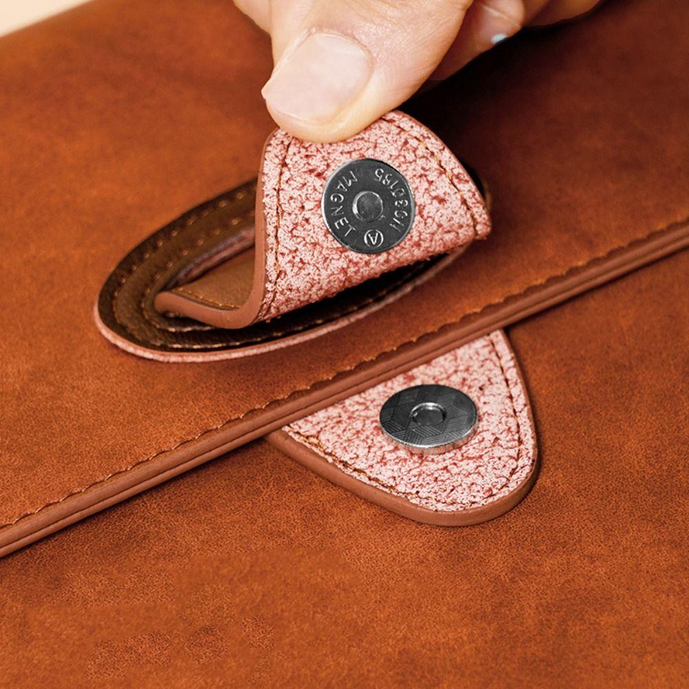Leather Data File Bag Waterproof Business Document Bag A4 File Bag Storage Bag  Material