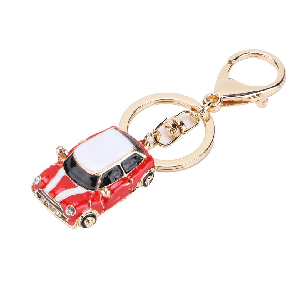 Keychain Pendants Mini Metal Decorative Cute CarShaped Key Rings for Gift Fashion Hand Bag Backpack Decoration