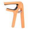 Guitar Capo Portable Clipon Spring Capo Stringed Instrument Playing Tuning Accessories(Orange )