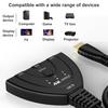Comutator compatibil HD 4K3-in 1 Out cu buton Comutare rapidă Efecte sonore delicate și precise Convertor compatibil HDMI