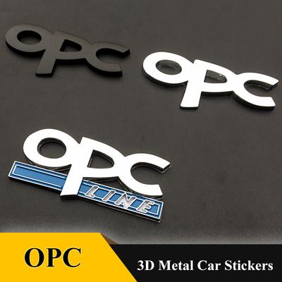 3D Metal Opc Line Emblem Badge Decal Car Sticker Car Styling For B/UICK Regal Lacrosse Avenune Encore Enclave O/pel Mo/kka Astra