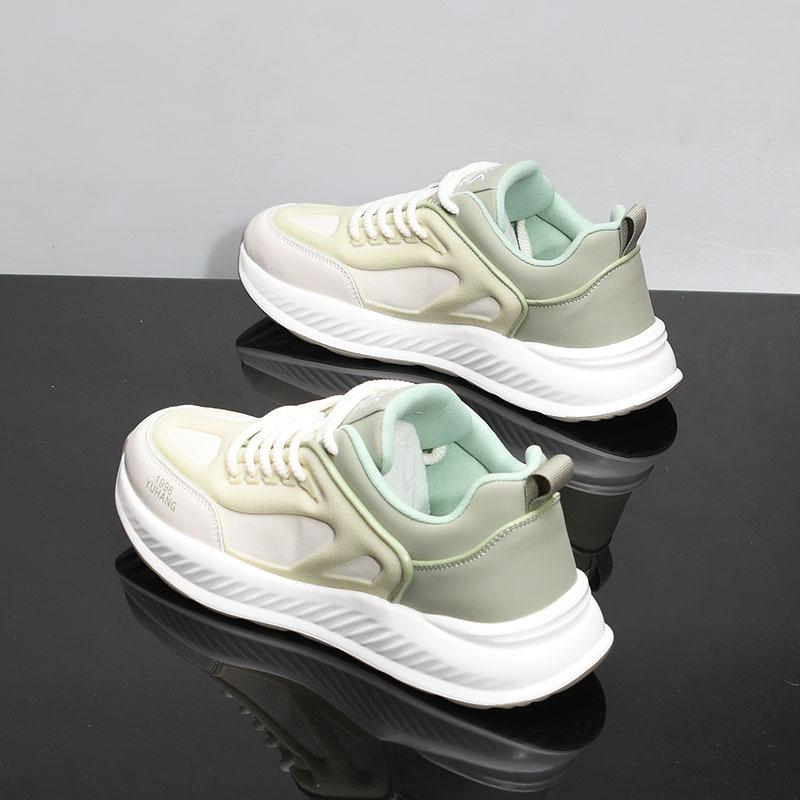 Thick-soled autumn soft-soled sports and leisure shoes Height-increasing bread dad shoes 2 38