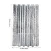 Bathroom Shower Curtain Transparent Lining Waterproof Bathtub Bathing Cover PEVA Mildew Proof Cobblestone Curtain with Hooks
