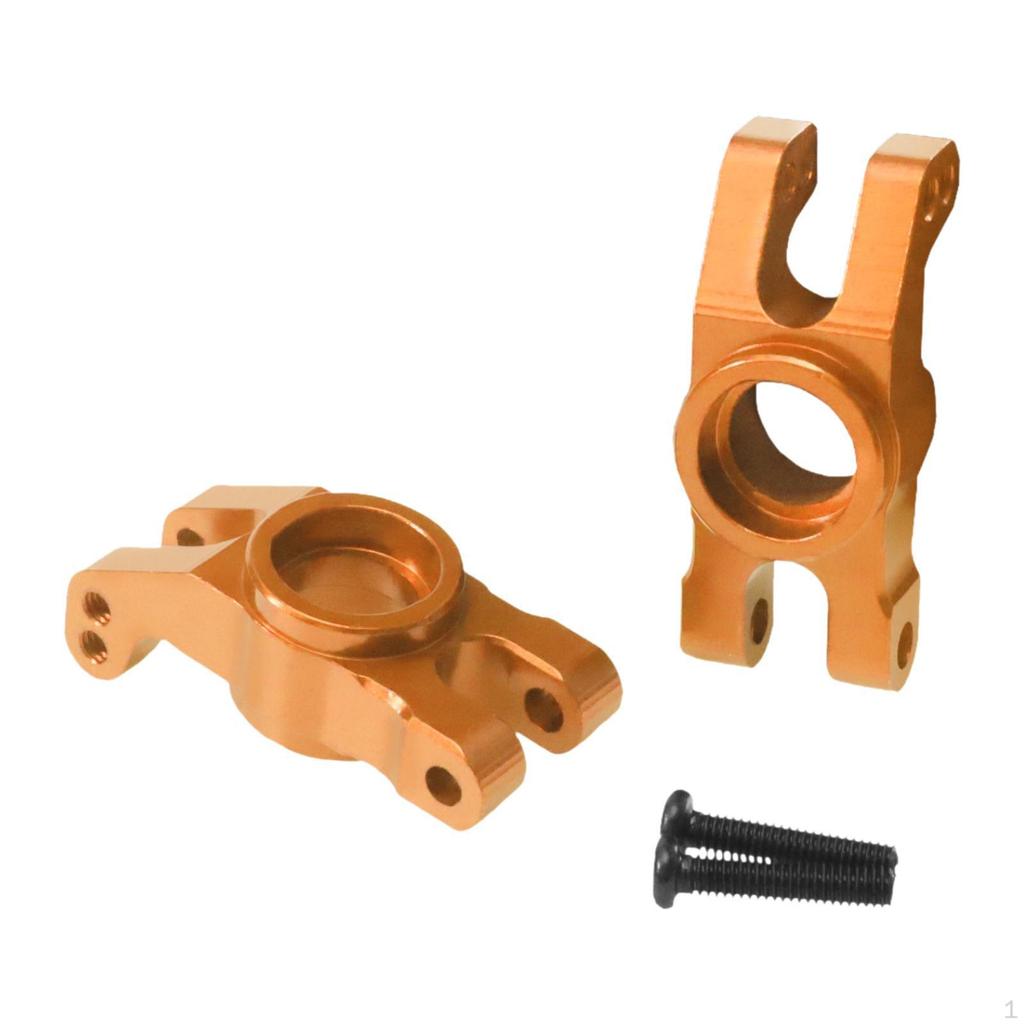 2 Pieces 1/14 RC Car Rear Axle Seat Steering Assembly Upgrade Part for 14211