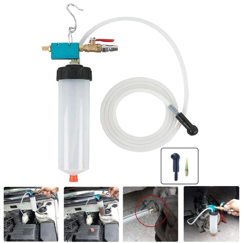 New Auto Car Brake Fluid Oil Change Replacement Tool Brake Fluid Drained Bleeder Pneumatic Vacuum Bleeder Extractor Size A / B