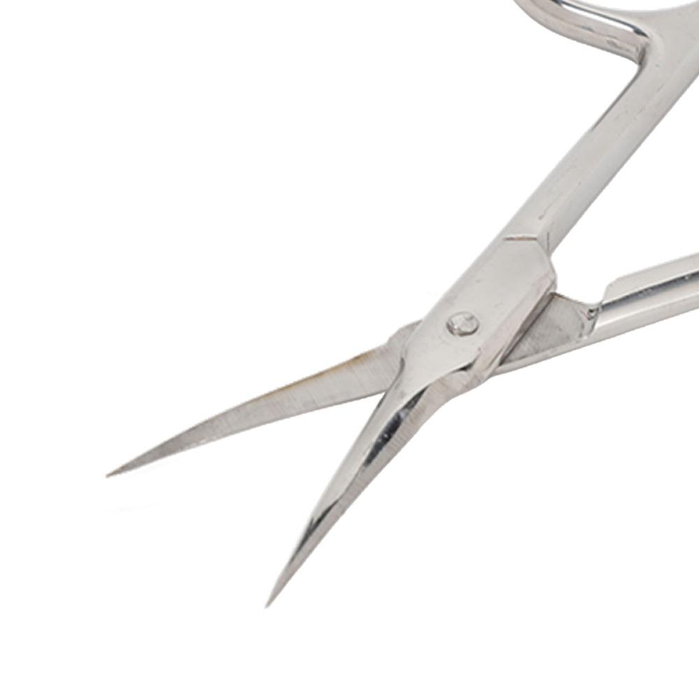 Foarfecă pentru cuticule în formă de arc Oțel inoxidabil Foarfecă de manichiură Trimmer pentru cuticulele unghiilor Manichiură