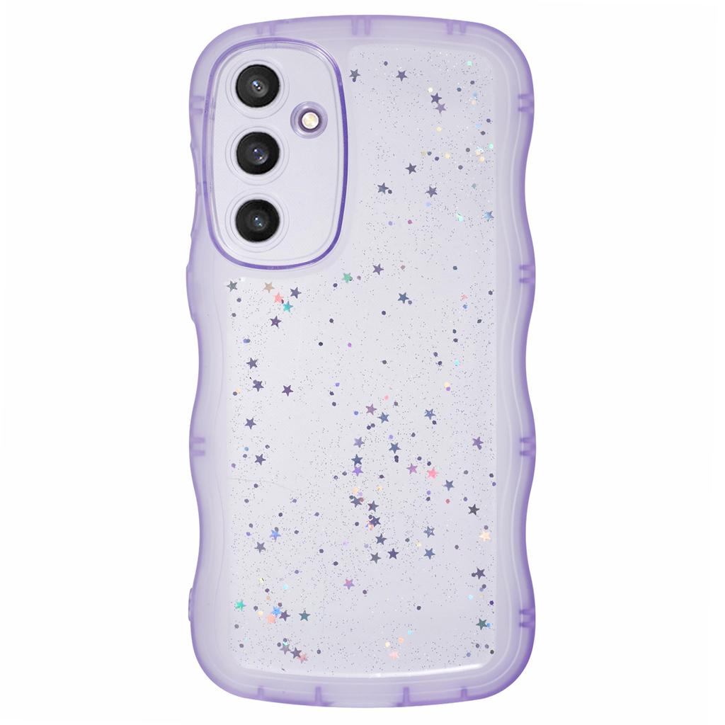 JTW Series for Samsung Galaxy S23 FE Case Epoxy Design Wavy Edge TPU Phone Cover