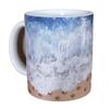 Pet Footprint Beach Ocean Ceramic Coffee Mug