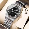 Women Quartz Watch Luminous Waterproof Week Date Wristwatch Stainless Steel Watches