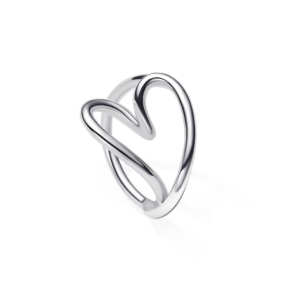 Pandora Organically Shaped Heart Ring 193288C00