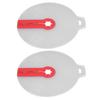 2Pcs Bowl Anti   Lid Mixer Bowl Cover Silicone Egg Whisk Splatter Guard Cover for Mixing Eggs Whipping Crm Frothing Milk