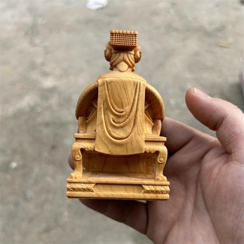 Kaya selvi ağacı oymalı jeton, Mazu heykeli, araba süsü, ev ibadeti, deniz tanrısı, göksel Bakire heykeli, Buda heykeli