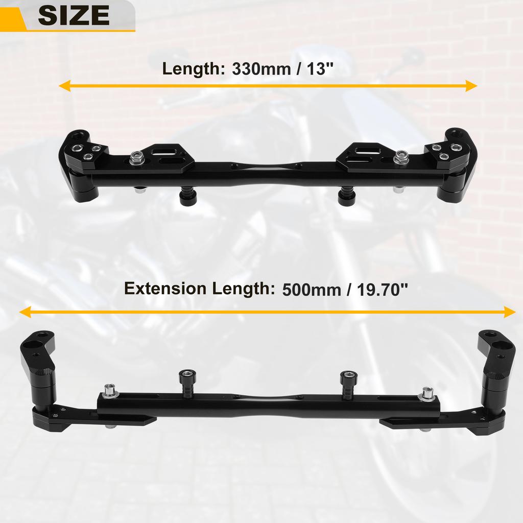 Motoforti Motorcycle Handlebar Universal Adjustable Aluminum Alloy Balance Bar Handle Bracket Center Motorcycle Parts