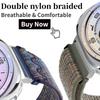 Geborduurd Nylon Bandje voor Samsung Galaxy Watch Ultra 47mm Armband Polsband Sport Ademend Riempje Galaxy Watch 8 Ultra 2026