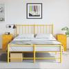 Nightstands 2 pcs. Mustard Yellow 34.5 x 39 x 62 cm Steel