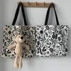 Large Capacity Bag New Bear Graffiti Canvas Bag