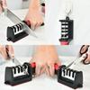 1PC 3 Segment Knife Sharpener Kitchen Multifunctional Handheld Fast Sharpening Stone Three-stage Cutting Knife Kitchen Supplies