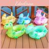 Inflatable Dinosaur Seat Ring For Toddlers With Animal Pattern Eco-friendly Pvc