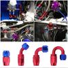 Easy Installation Stainless Steel Braided Hose Coupler 360 Degree Rotation Quick Disconnect for Auto Car Cooling Systems