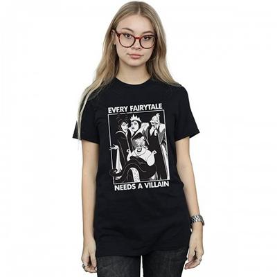 Womens/Ladies Every Fairy Tale Needs A Villain Cotton Boyfriend T-Shirt