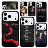 Capa Hülle für iPhone 17 Air 16 Pro Max 15 Plus 11 13 Mini 14 12 Rückseite Handyhülle Die Twilight Saga Biss weich