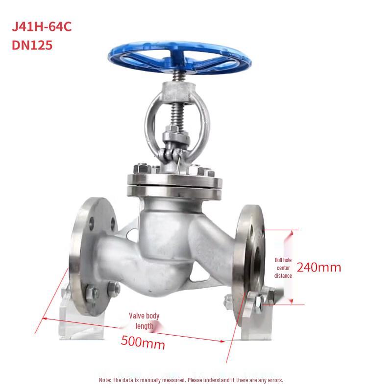 YunDuo 25C DN50 Cast Steel Globe Valve