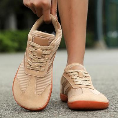 Wide Toe Box Gym Trainers Men Women's Non-slip Cross-Training Shoes Breathable Soft Casual Sneakers for Fitness Yoga Exercise