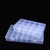 1/3 Stuks Sieraden Oorbellen Doos Container 15/18/24/28/30/36 Vakjes Transparante Plastic Compartiment Doos Schroef Gereedschap Opbergdozen