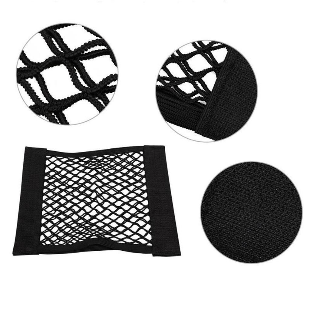 Universal Mesh Cargo Net Car Storage Net Wall Sticker Organizer Pouch Bag Storage Mesh Net for Car Trunk Storage