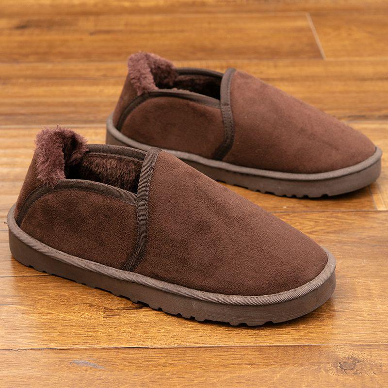 

Men s Winter 2025 Fleece-Lined High-Top Snow Boots - Thick, Warm, Cold-Proof Northeast Style Size 39