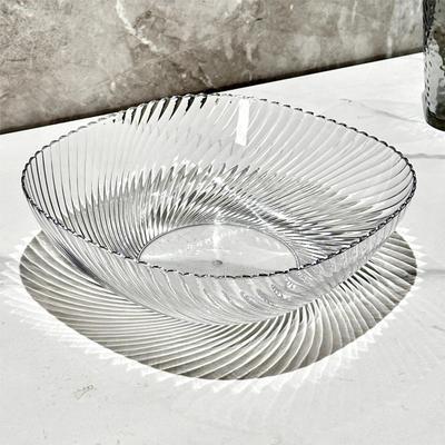 Counter Fruit Bowl Transparent Large Capacity Countertop Snack Bowl   Serving Bowl for Household