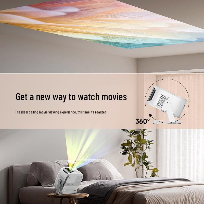 Germany 2026 4K Home Projector with Phone Screen Mirroring for Home Theater and Office Use